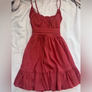 Burnt orange, lucy in the sky homecoming style dress, size xs